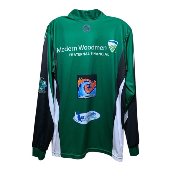 Atomic Industries Carrol Bass Team Pro Fishing Jersey (Sponsored) Sz Small - Picture 2 of 8